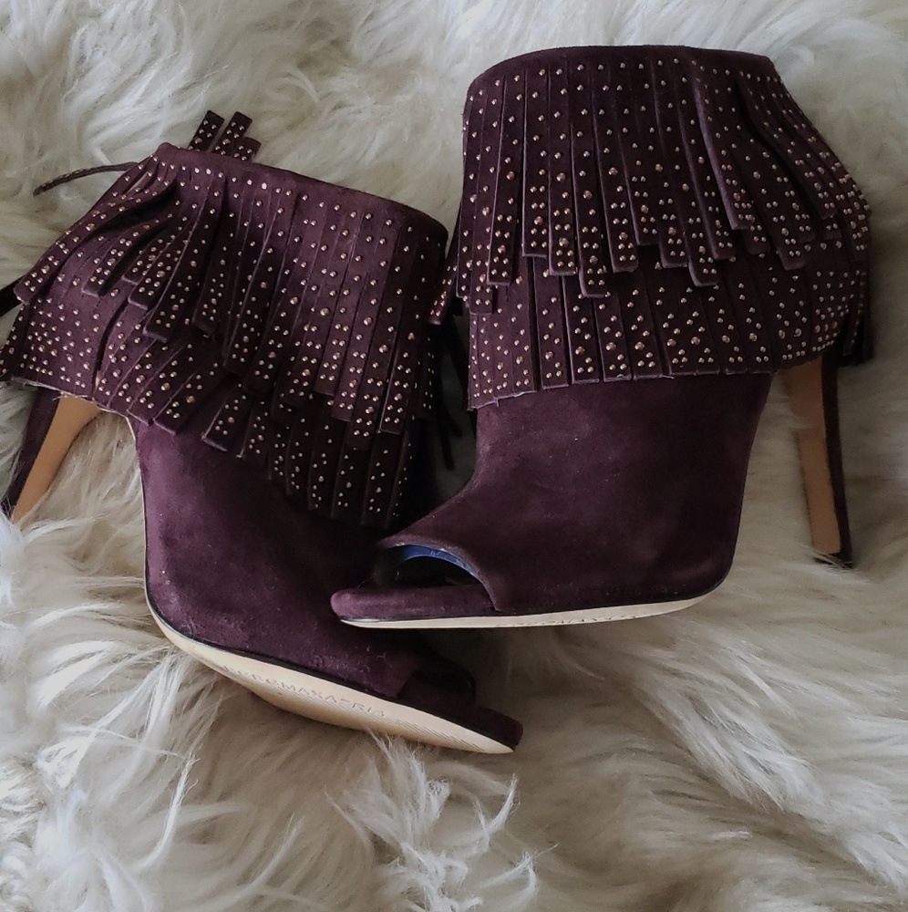 BCBG Maxazria Purple Booties